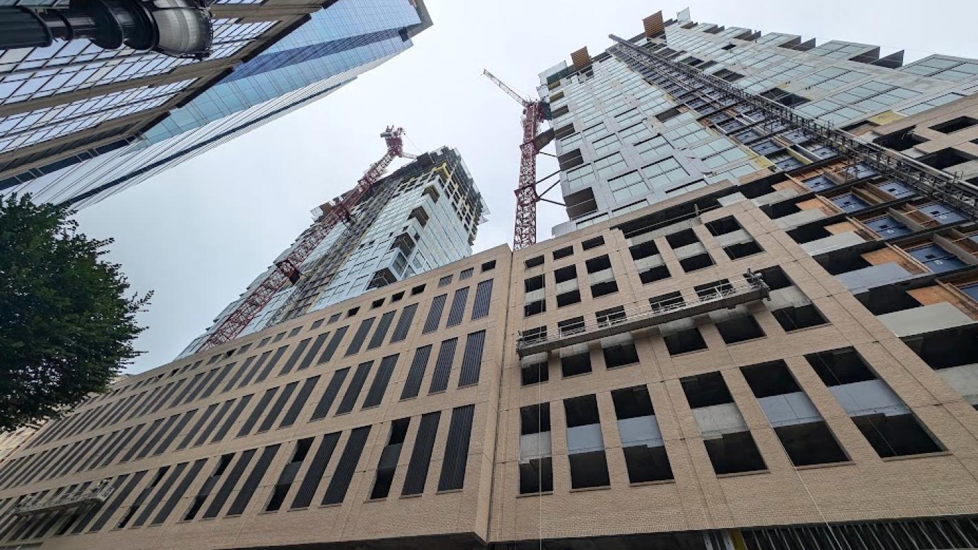 Images: Two-tower Midtown build has (partially) topped out
